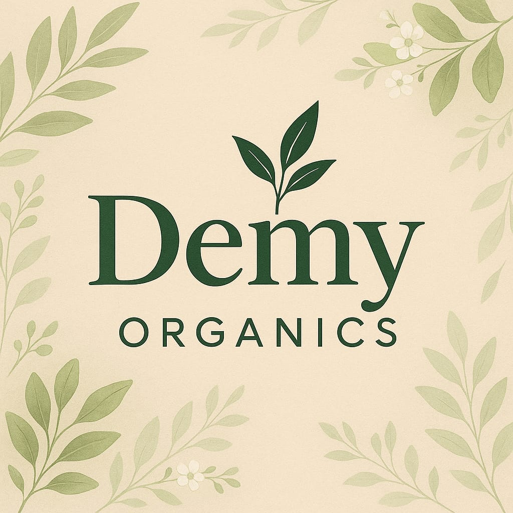 demyorganics logowithflowers